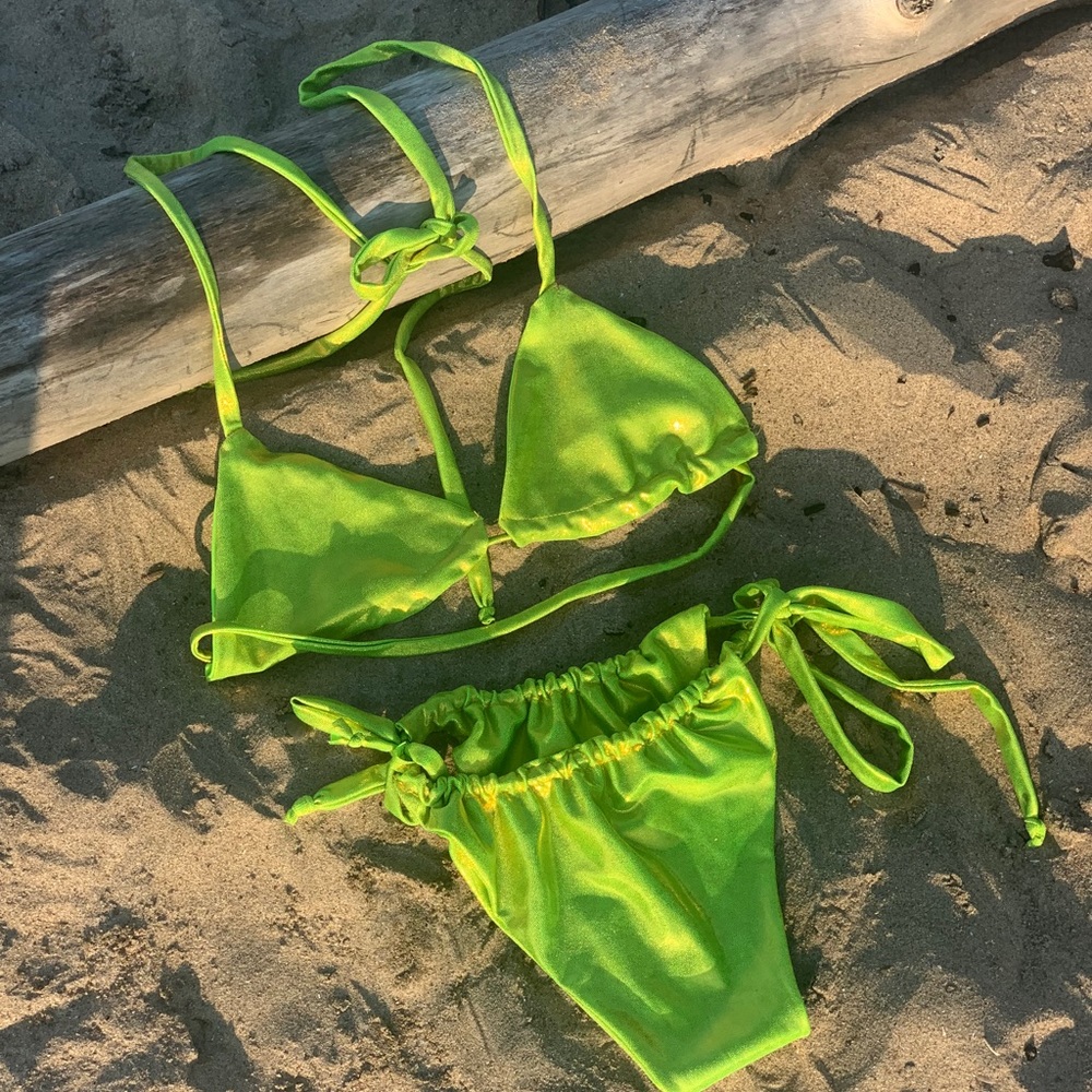 Neon Green Swimsuit
